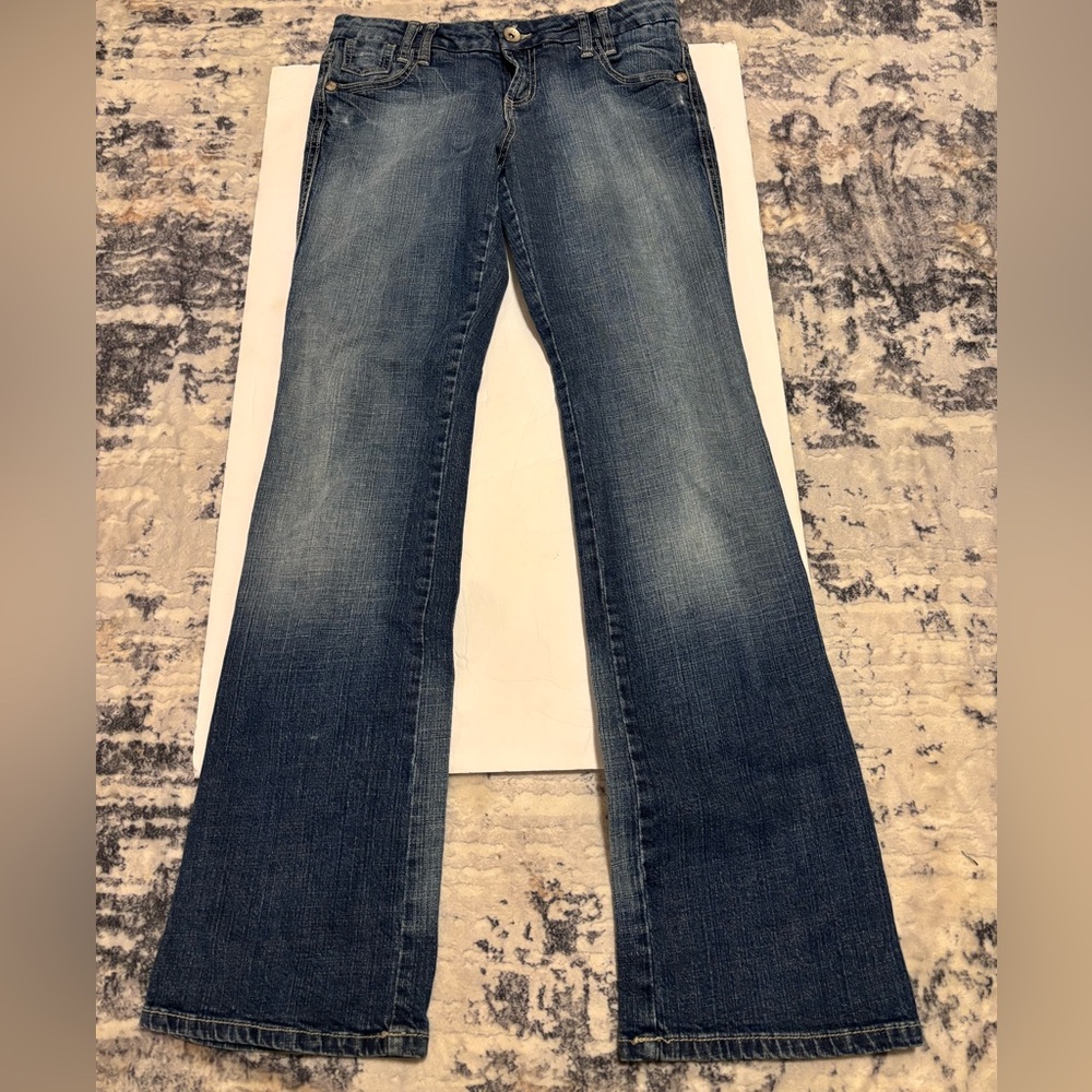 LEI Low Rise Boot Cut Jeans Junior Size 7